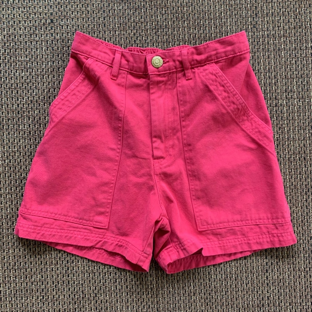 Big Bud Press Fuchsia High Waist Shorts